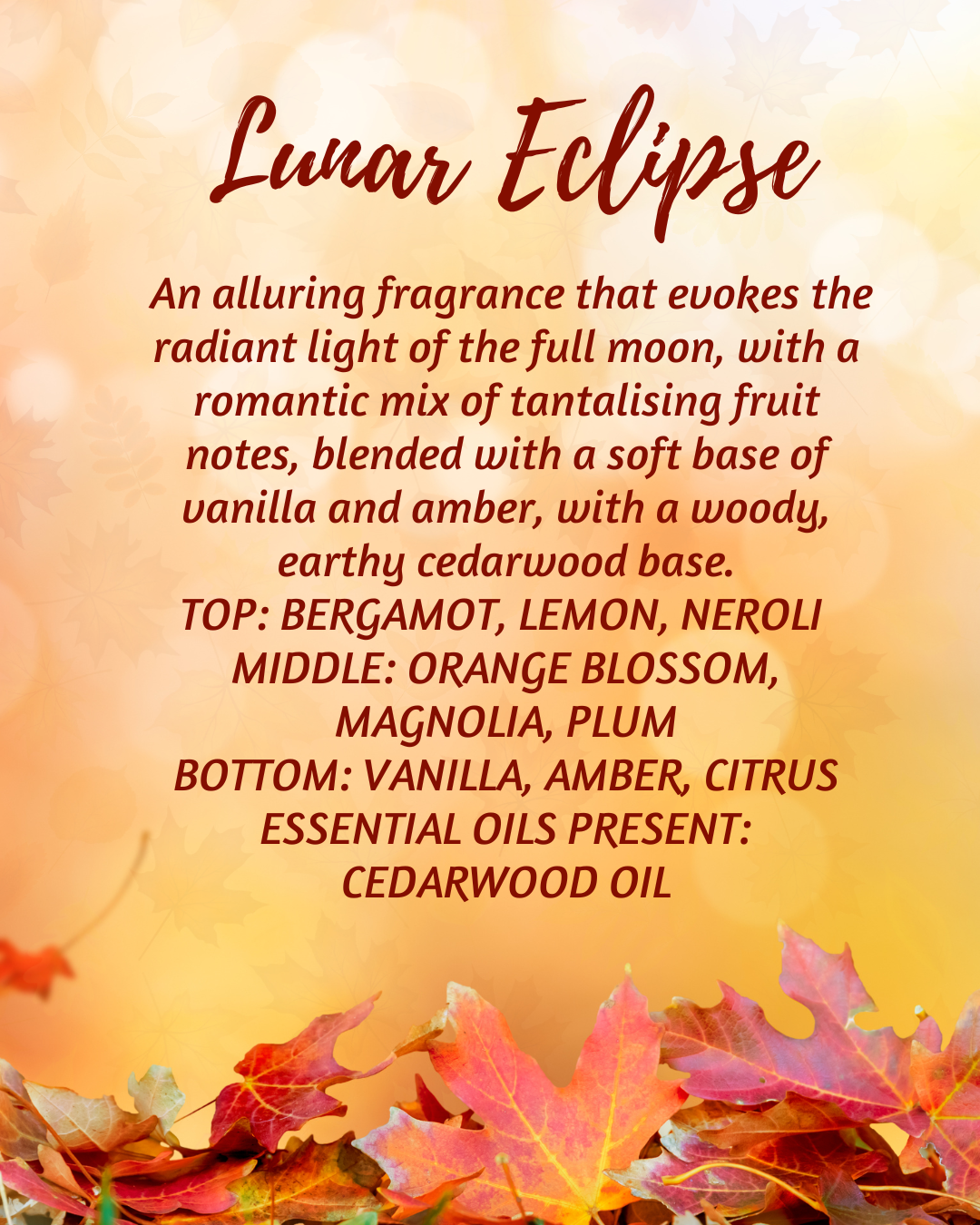 Lunar Eclipse Wax Melts