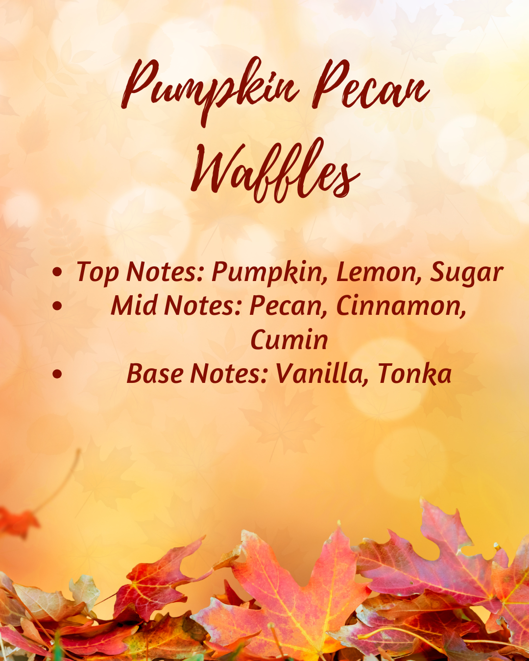Pumpkin Pecan Waffles Wax Melts