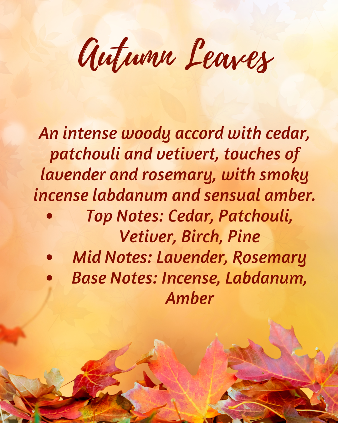 Autumn Leaves Wax Melts