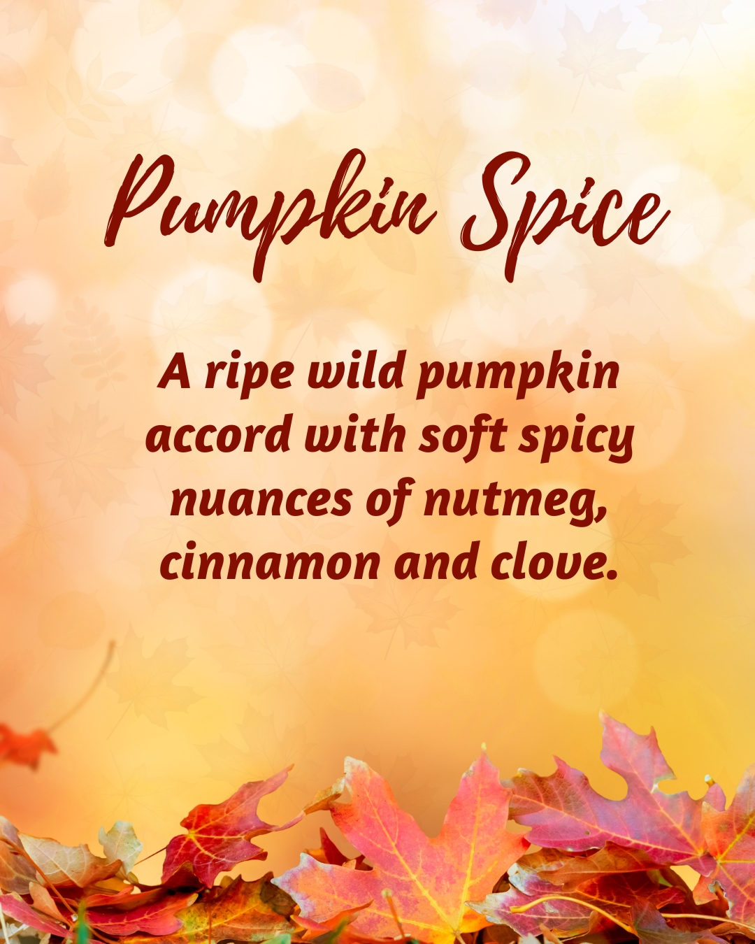Pumpkin Spice Wax Melts