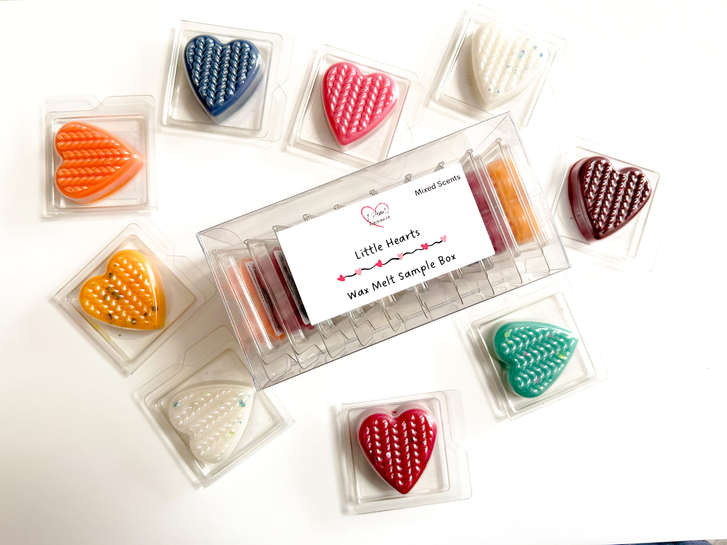 Little Hearts Wax Melt Sample Box (Various Scent Options)