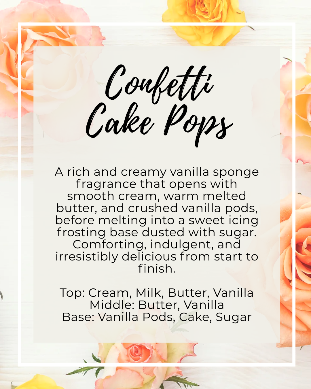 Confetti Cake Pops Wax Melts