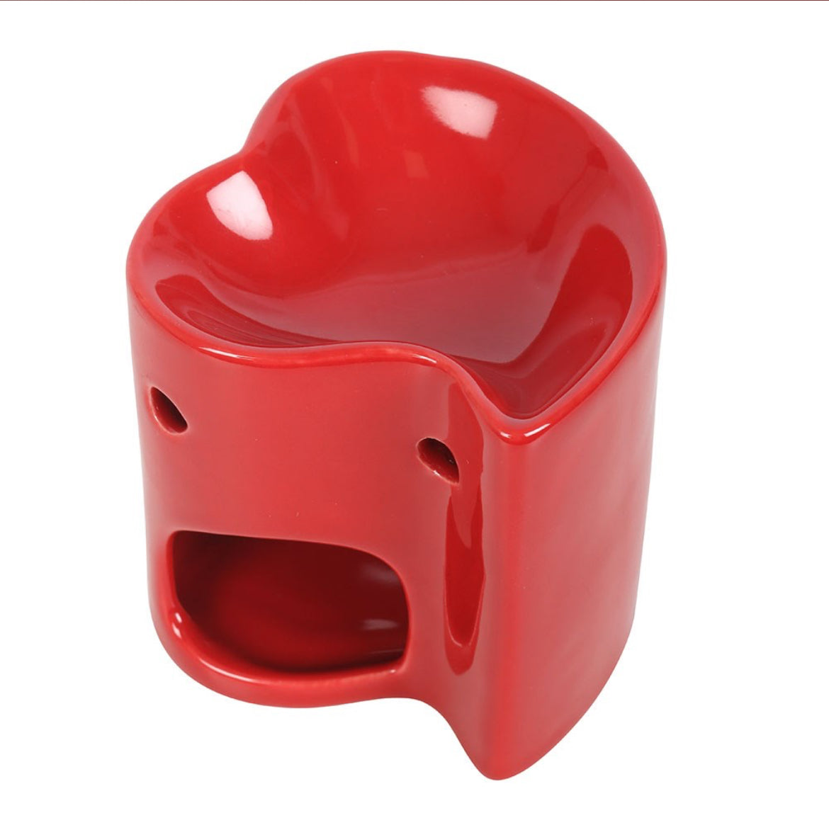 RED HEART WAX BURNER