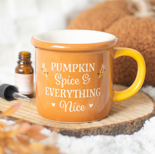 PUMPKIN SPICE MUG OIL BURNER AND WAX WARMER