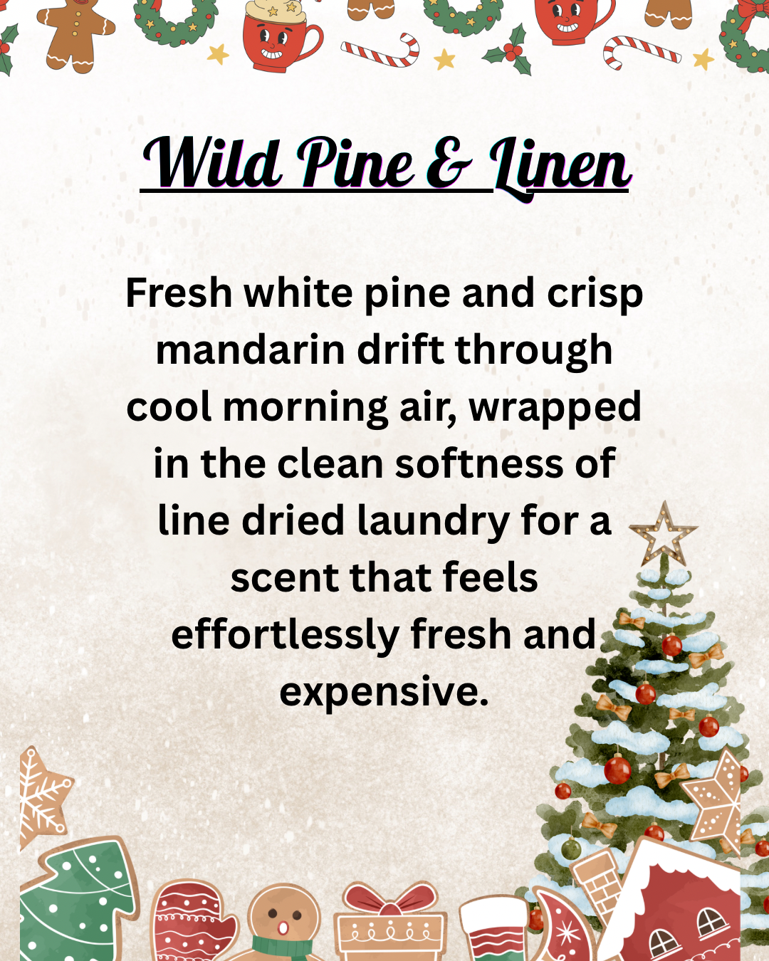 Wild Pine & Linen Wax Melt