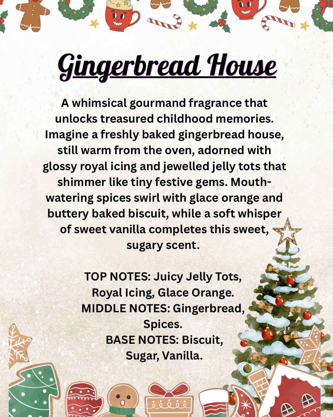 Gingerbread House Wax Melts