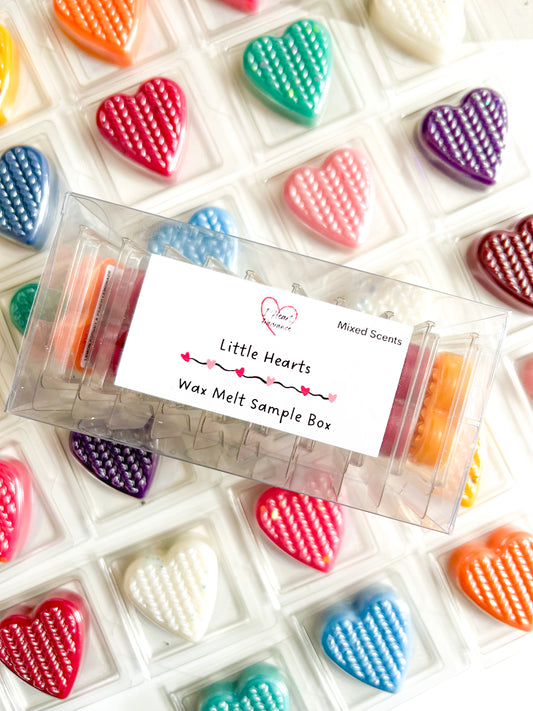 Little Hearts Wax Melt Sample Box (Mixed Scents)
