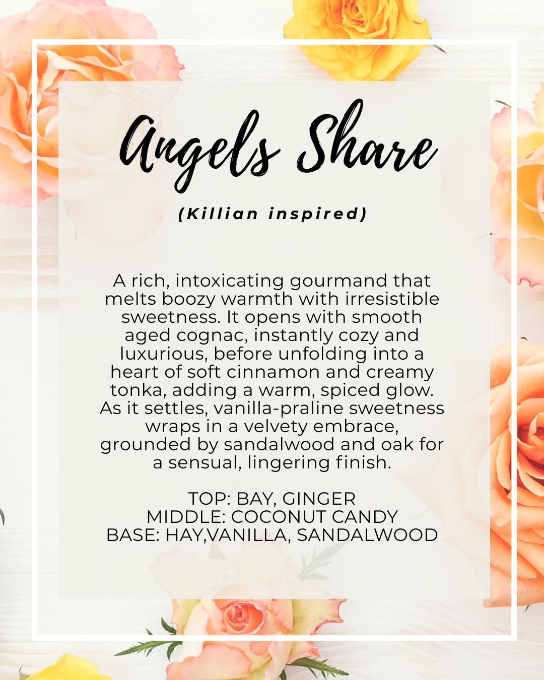 Angels Share Wax Melts