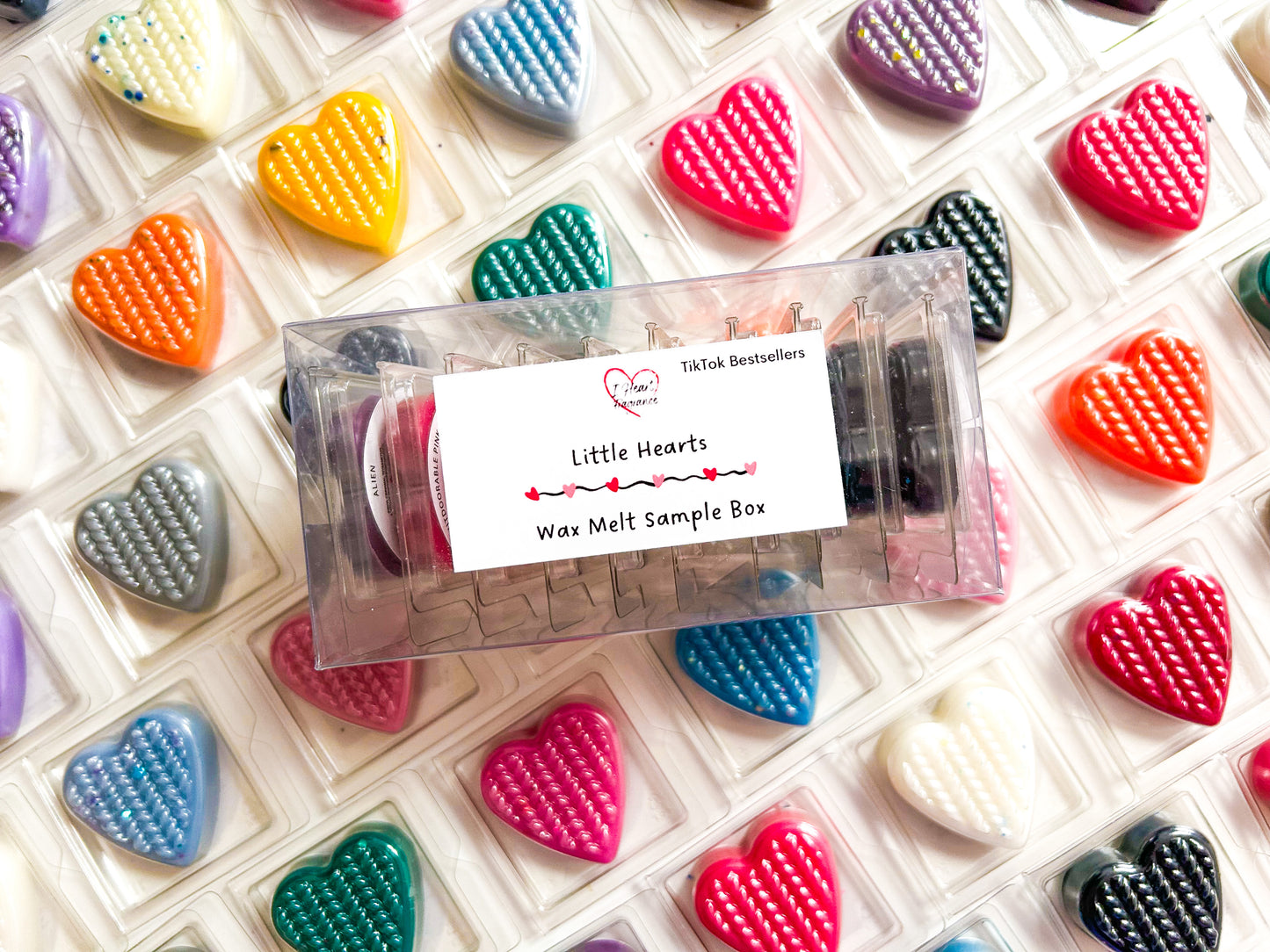 Little Hearts Wax Melt Sample Box (TikTok Bestsellers)